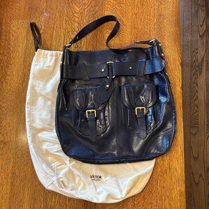NWOT Navy blue Victor Alfaro tote bag